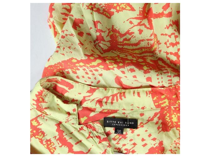 Bitte Kai Rand Top Amarillo Naranja de Viscosa Talla 38 - vista 3