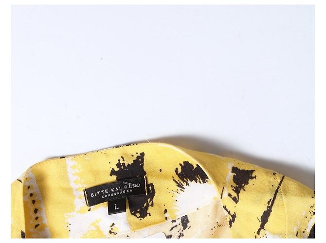 Top de viscosa amarillo Bitte Kai Rand L Multicolor - vista 3