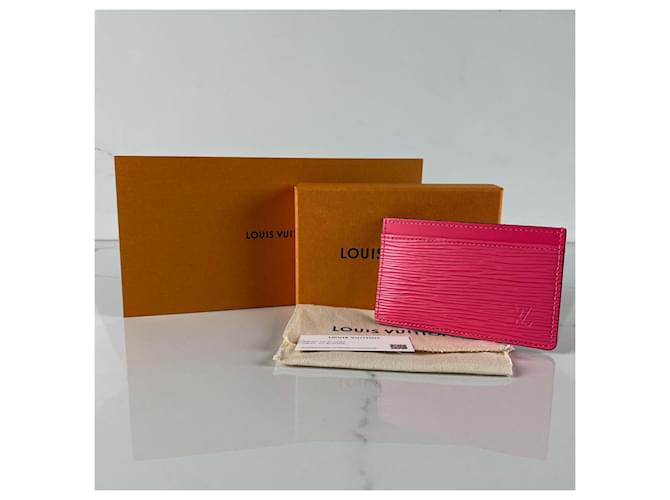Louis Vuitton Porte-Cartes Rose - vue 2