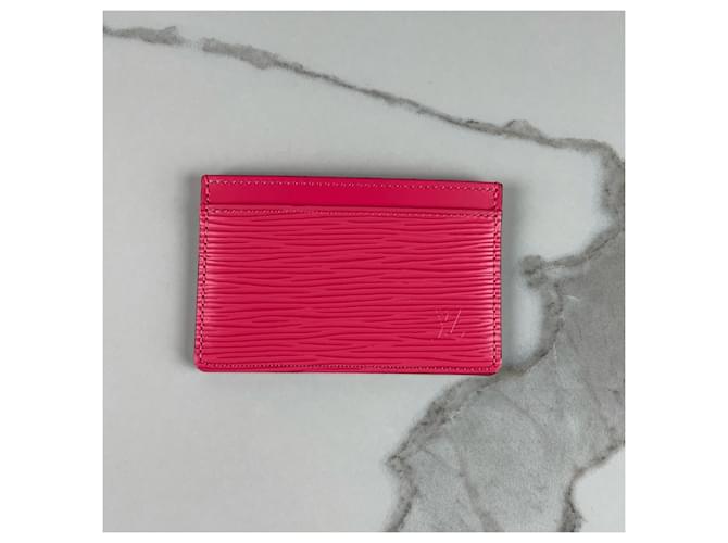 Louis Vuitton Porte-Cartes Rose - vue 3