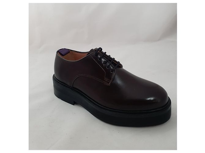 Autre Marque EYTYS Schnürschuhe aus Leder Braun - Ansicht 3