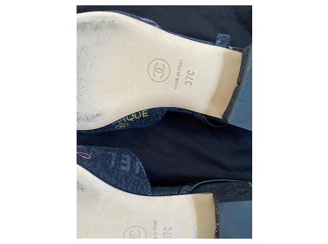 Chanel slingback Blue - view 5