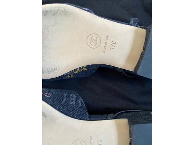 Chanel slingback Blue - view 6