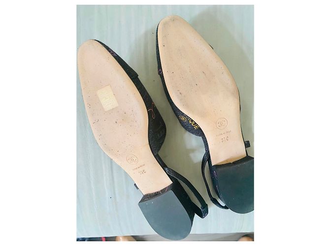 Chanel slingback Blue - view 8