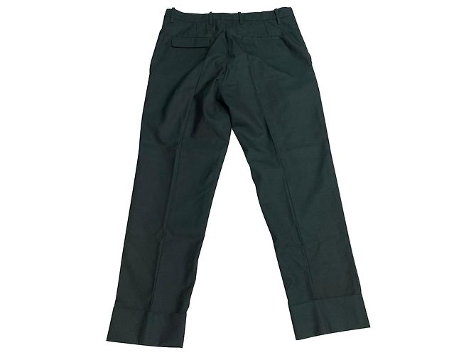 Pantalones Marni Slim Fit de lana verde - vista 4