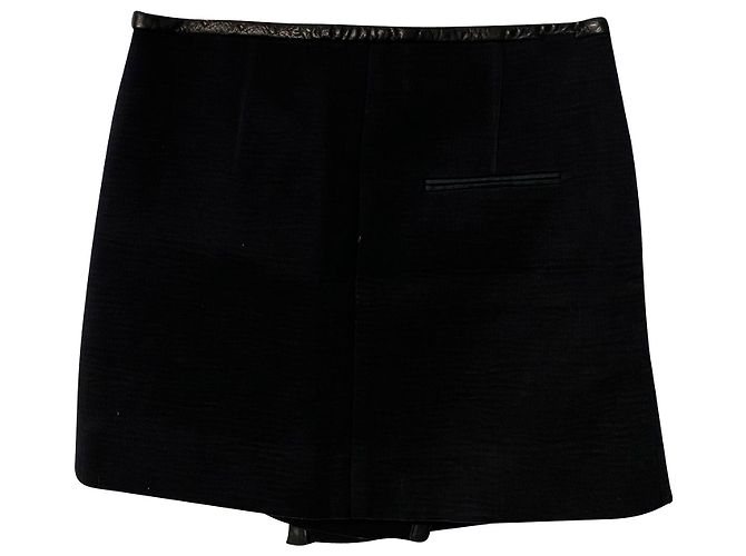 Minifalda superpuesta Isabel Marant de algodón negro - vista 5