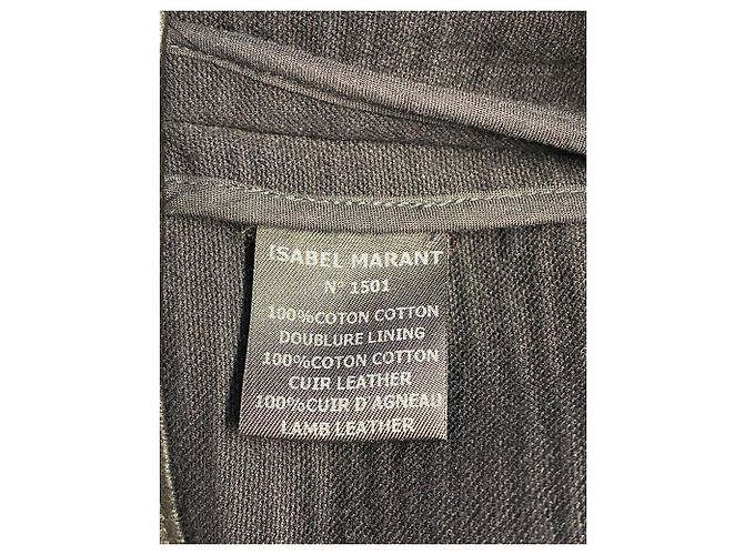 Minifalda superpuesta Isabel Marant de algodón negro - vista 7