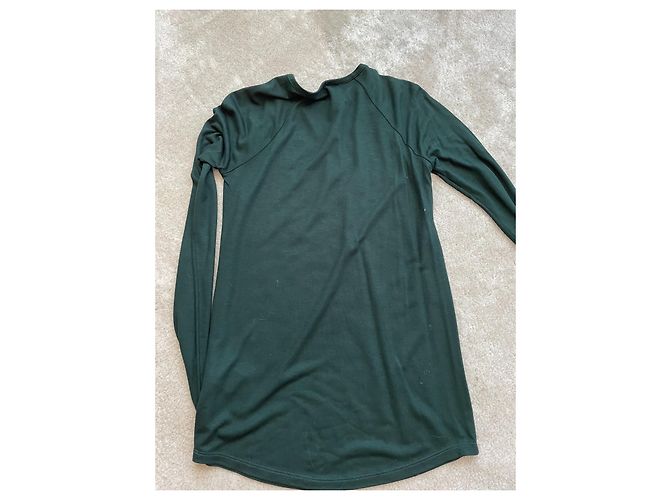 Top Balmain Verde de Viscosa con Botones Dorados - vista 2