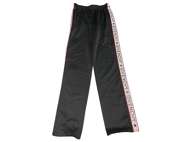 Givenchy Trainingshose mit Logoband aus schwarzem Polyester - Ansicht 3