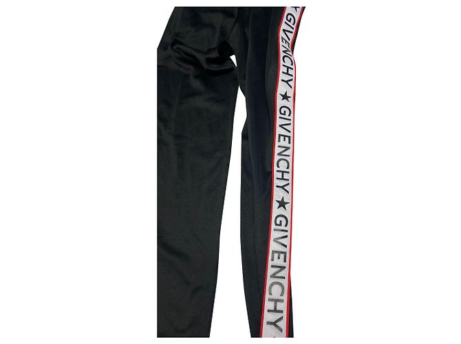 Givenchy Trainingshose mit Logoband aus schwarzem Polyester - Ansicht 6