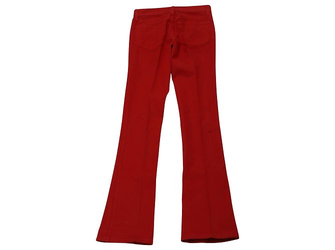 Vaqueros de pernera ancha de algodón rojo de Ralph Lauren Roja - vista 2
