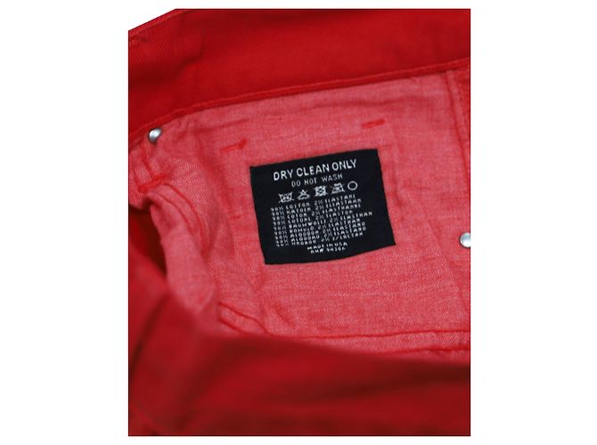 Vaqueros de pernera ancha de algodón rojo de Ralph Lauren Roja - vista 3