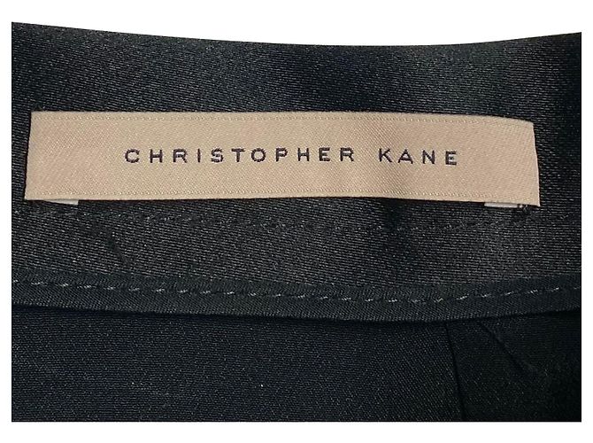 FALDA ACORTADA Christopher Kane en Poliéster Negro - vista 6