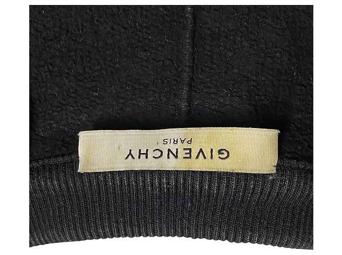 Blusa com detalhe de estrelas em algodão preto Givenchy - vista 10