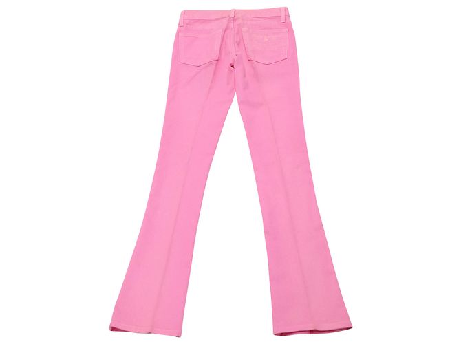 Vaqueros de pernera ancha de algodón rosa de Ralph Lauren - vista 2