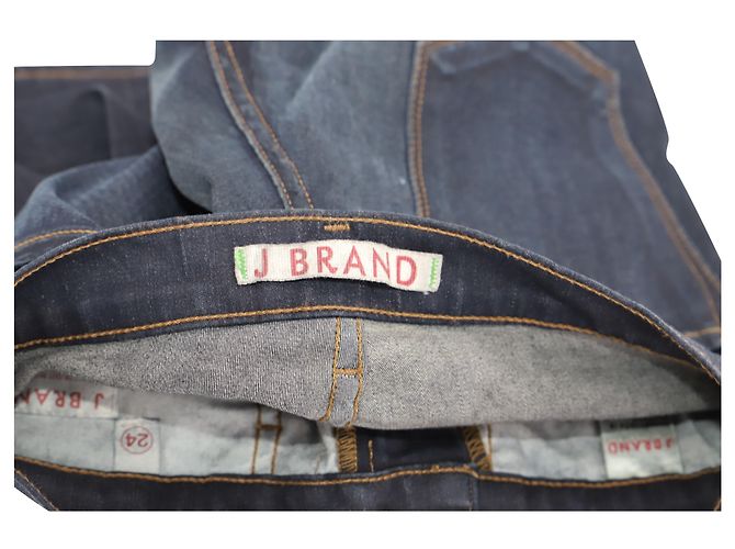 Vaqueros pitillo Maria de J Brand en algodón azul oscuro - vista 4