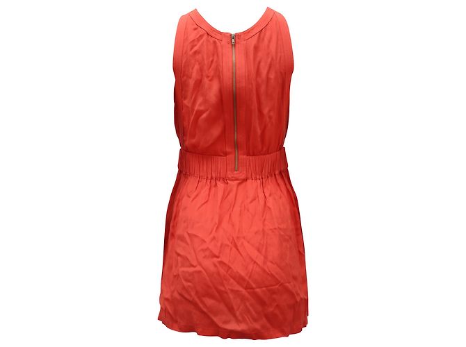 VESTIDO MINI Iro Viscosa Coral - vista 3