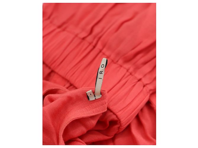 VESTIDO MINI Iro Viscosa Coral - vista 5