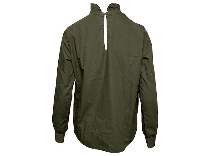 Autre Marque Blusa Officine Generale de algodón verde oliva - vista 2
