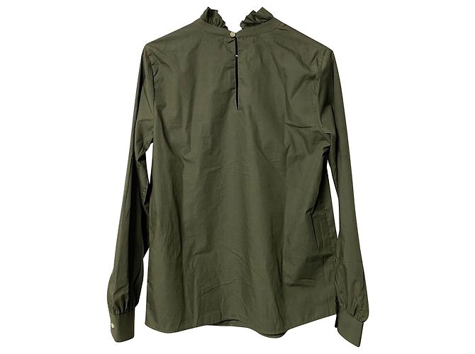 Autre Marque Blusa Officine Generale de algodón verde oliva - vista 3