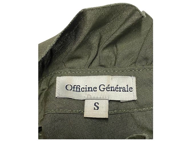 Autre Marque Blusa Officine Generale de algodón verde oliva - vista 6