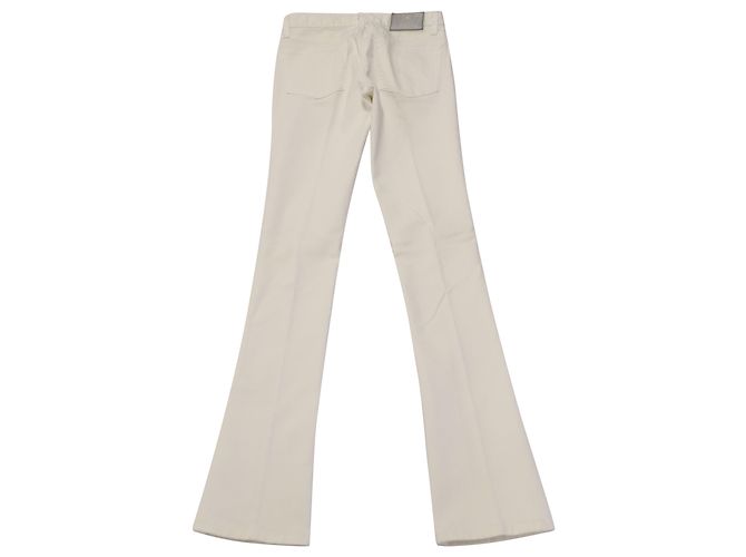 Pantalones de pernera ancha en algodón blanco de Ralph Lauren - vista 2