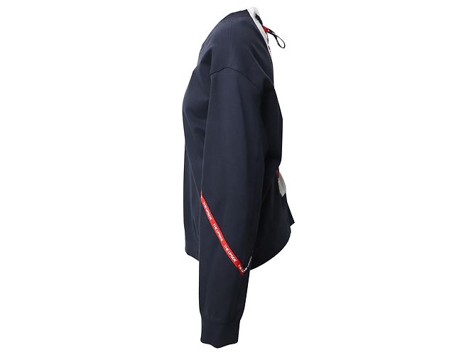 Autre Marque The Upside Pullover mit Schnürung am Rücken aus blauer Viskose - Ansicht 2