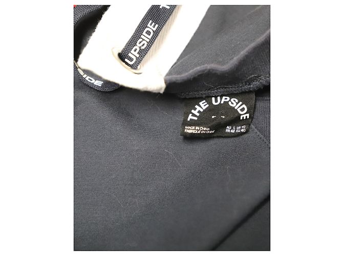 Autre Marque The Upside Pullover mit Schnürung am Rücken aus blauer Viskose - Ansicht 7