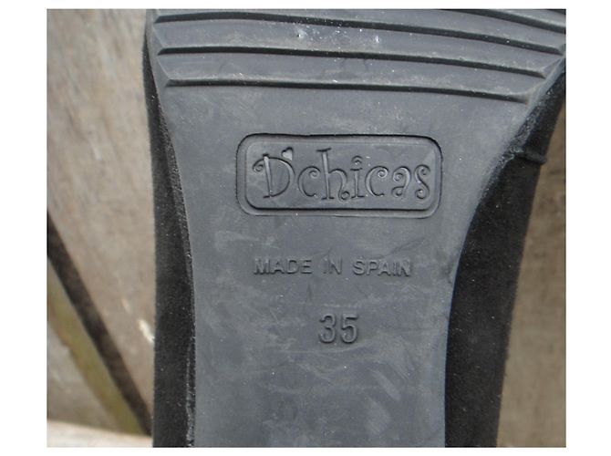 Autre Marque Décolleté Baby D'Chicas Suede Nero 35 - vista 6
