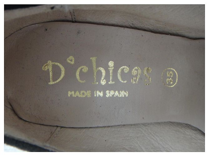 Autre Marque Décolleté Baby D'Chicas Suede Nero 35 - vista 7