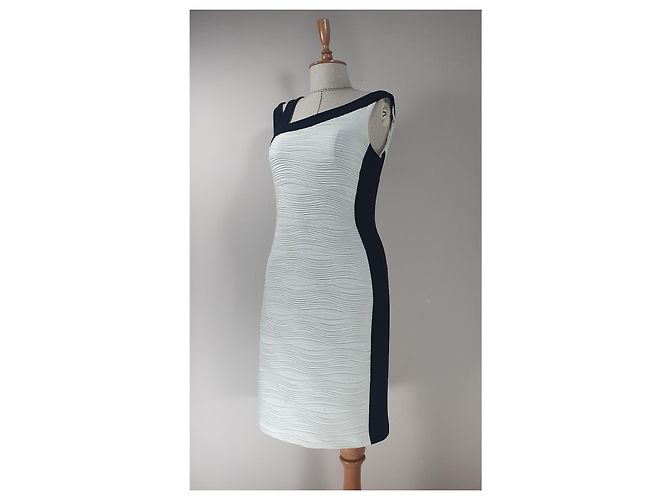 Joseph Ribkoff Kleid Schwarz Weiß - Ansicht 3