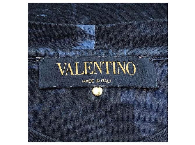 Camiseta Valentino de algodón azul con mariposas - vista 3