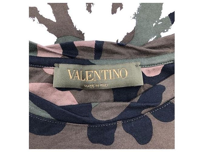T-shirt Valentino in camo e stelle bianche - vista 3