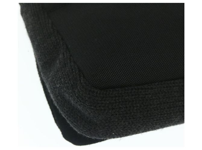 PRADA Borsa A Tracolla lana Nero Auth ar6676 - vista 16