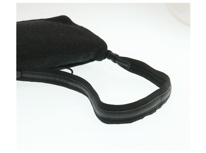 PRADA Borsa A Tracolla lana Nero Auth ar6676 - vista 7