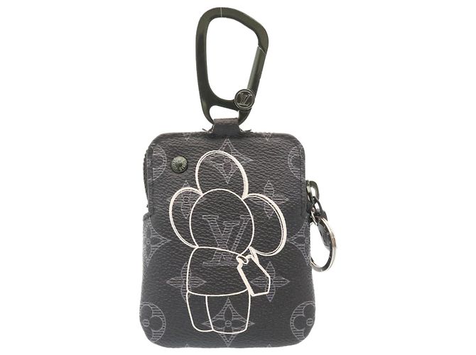 LOUIS VUITTON Vivienne Zip Pouch Pop-up store solo Nero M62895 LV Auth lc054 - vista 2