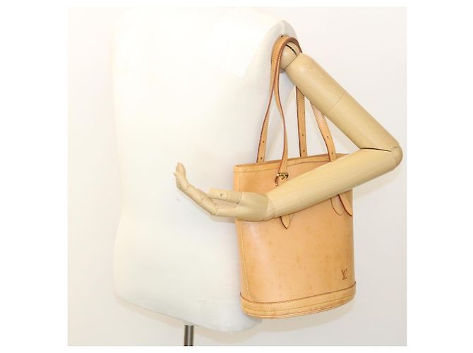 LOUIS VUITTON Nomad Bucket PM Umhängetasche Beige M85001 LV Auth hs790 - Ansicht 30