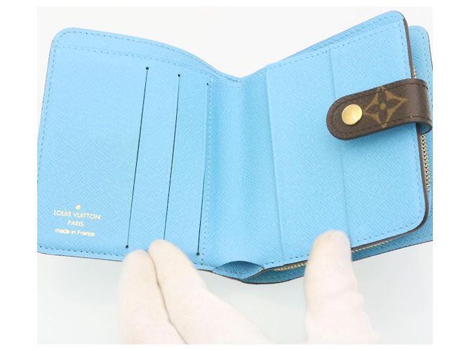 LOUIS VUITTON Monogram novio Cartera compacta con cremallera M60036 LV Auth ar6374 Monograma - vista 10