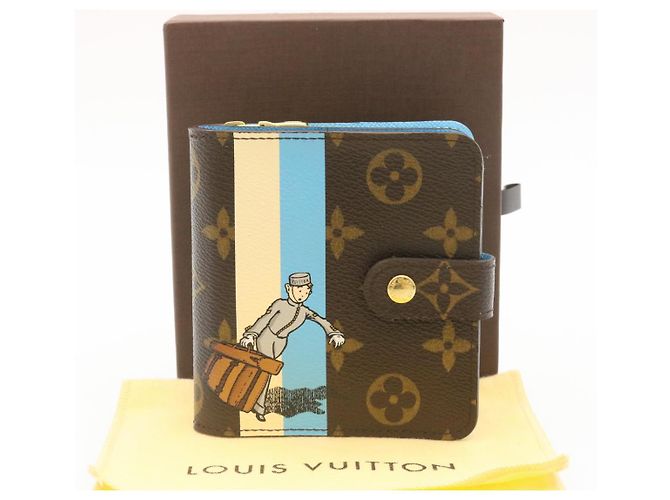 LOUIS VUITTON Monogram novio Cartera compacta con cremallera M60036 LV Auth ar6374 Monograma - vista 12
