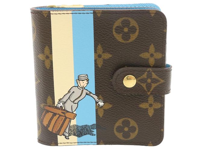 LOUIS VUITTON Monogram novio Cartera compacta con cremallera M60036 LV Auth ar6374 Monograma - vista 13