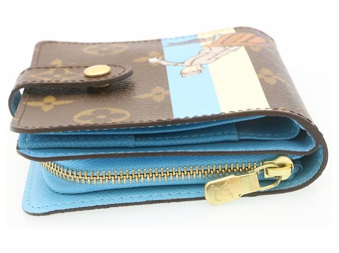 LOUIS VUITTON Monogram novio Cartera compacta con cremallera M60036 LV Auth ar6374 Monograma - vista 3