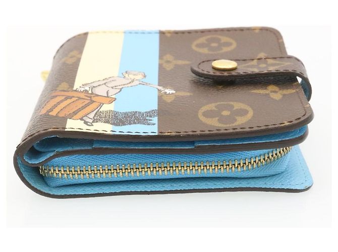 LOUIS VUITTON Monogram novio Cartera compacta con cremallera M60036 LV Auth ar6374 Monograma - vista 5