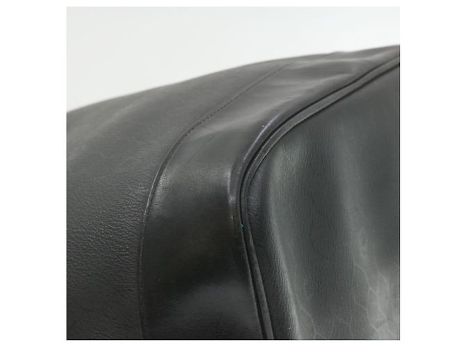 CHRISTIAN DIOR Borsa a spalla a nido d'ape Pelle PVC nera Auth1168 - vista 11