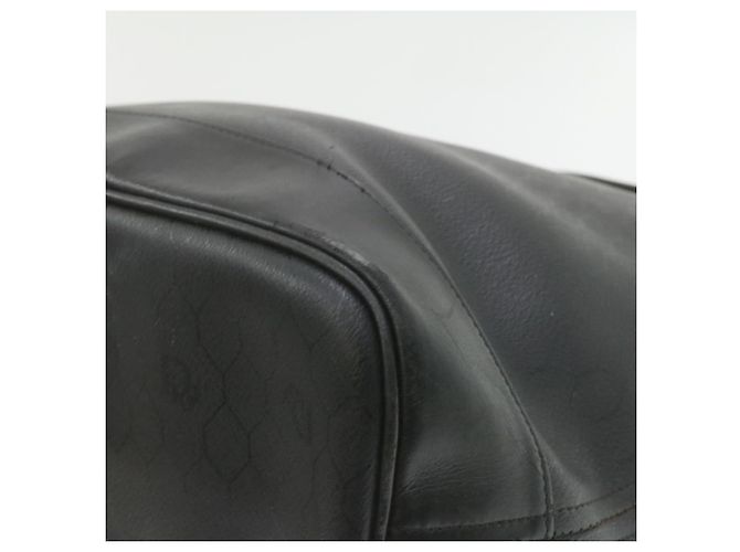CHRISTIAN DIOR Borsa a spalla a nido d'ape Pelle PVC nera Auth1168 - vista 14