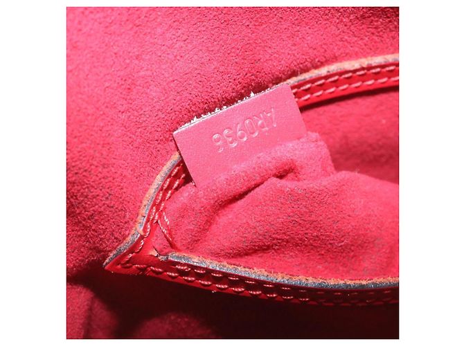 LOUIS VUITTON Borsa a mano Epi Alma Rosso M52147 LV Aut pt556 - vista 11