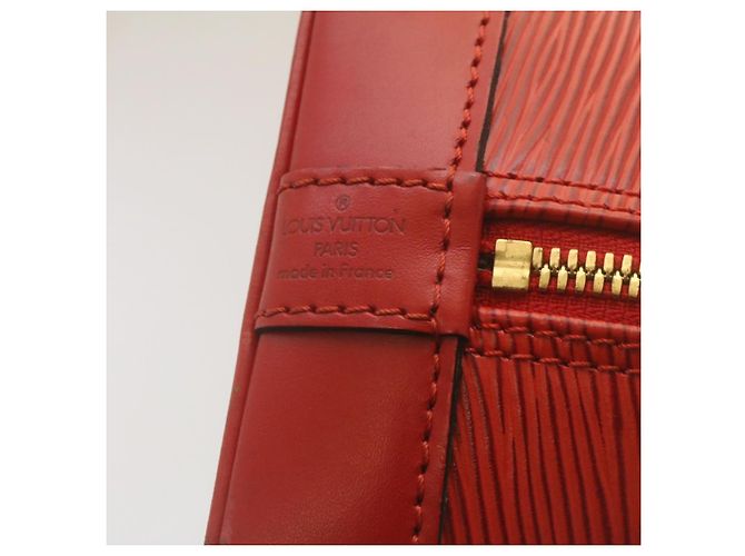 LOUIS VUITTON Borsa a mano Epi Alma Rosso M52147 LV Aut pt556 - vista 17
