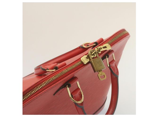 LOUIS VUITTON Borsa a mano Epi Alma Rosso M52147 LV Aut pt556 - vista 6