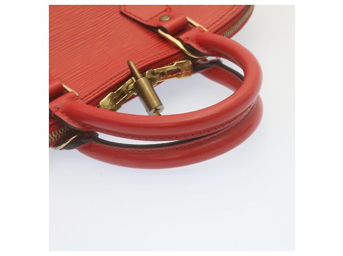LOUIS VUITTON Borsa a mano Epi Alma Rosso M52147 LV Aut pt556 - vista 7