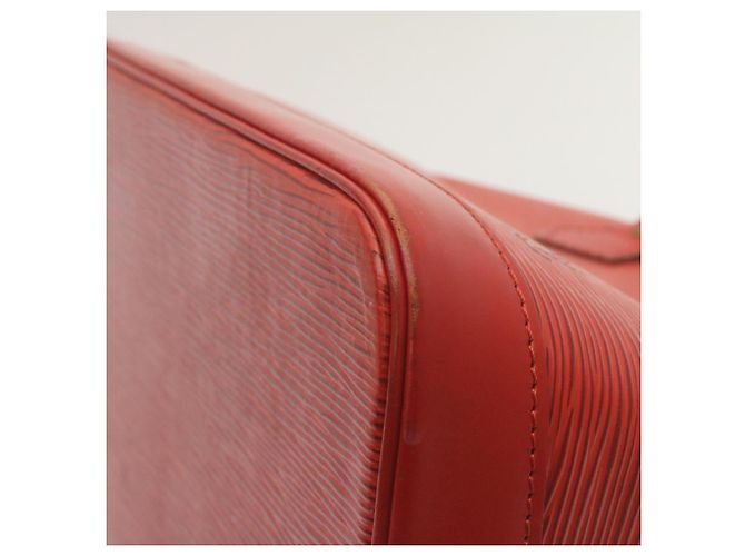 LOUIS VUITTON Borsa a mano Epi Alma Rosso M52147 LV Aut pt556 - vista 9
