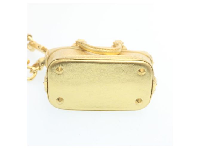 LOUIS VUITTON Portachiavi Suhari Mini Lockit Oro LV Auth 28895 D'oro - vista 5